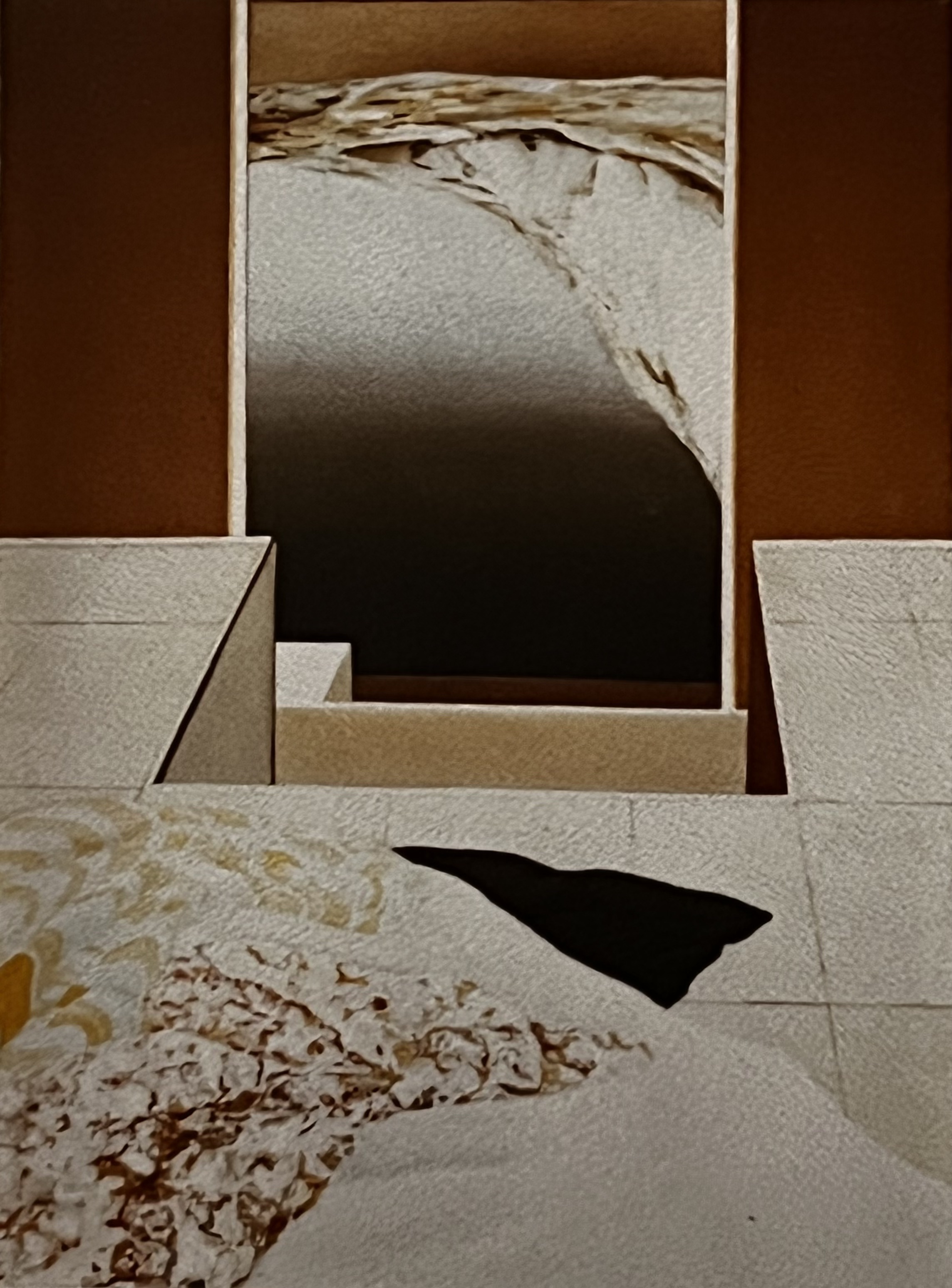 A Riemer SPIEGEL/1971, H140 x B100 cm, Eitempera/Leinwand